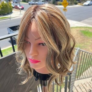 Belle Tress “Miu” HF wig in Sunkissed Almond Rooted